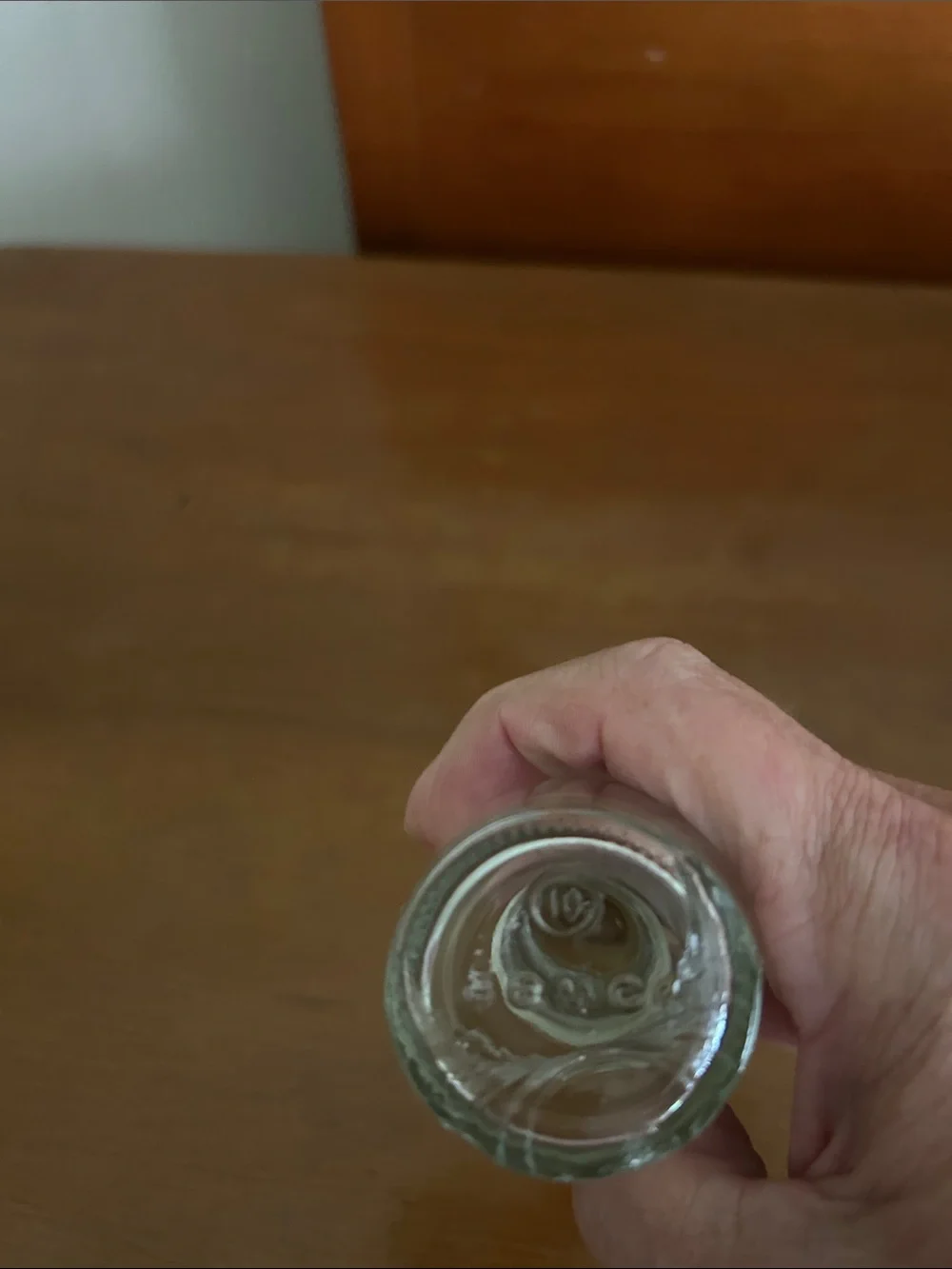 Vintage Glass Corelle Abundance Salt Shaker with Floral Ceramic Top